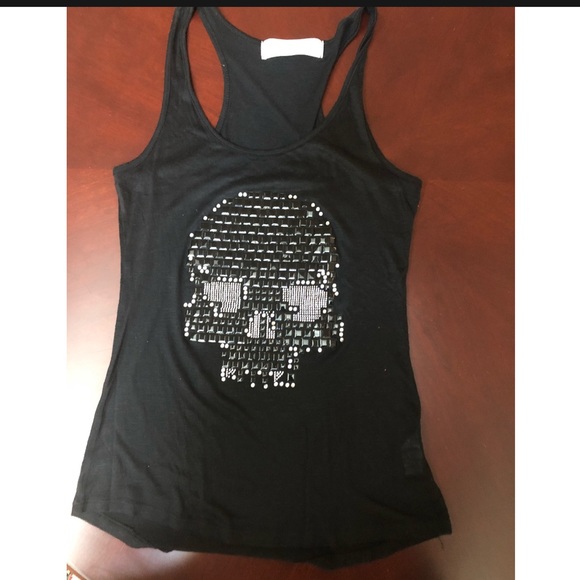 Vintage Havana Tops - Vintage Havana (Bloomingdale’s) skull Tank Top